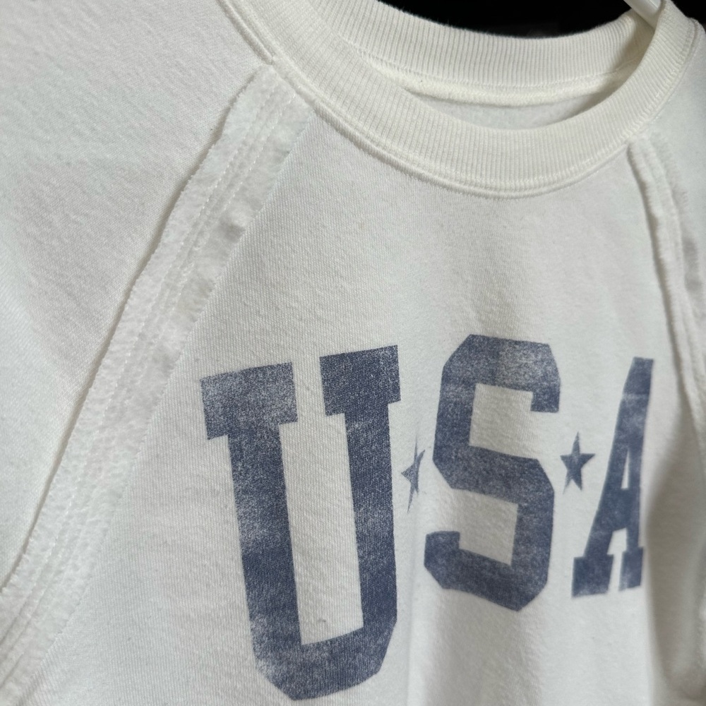 White USA Sweatshirt - Picture 3 of 4